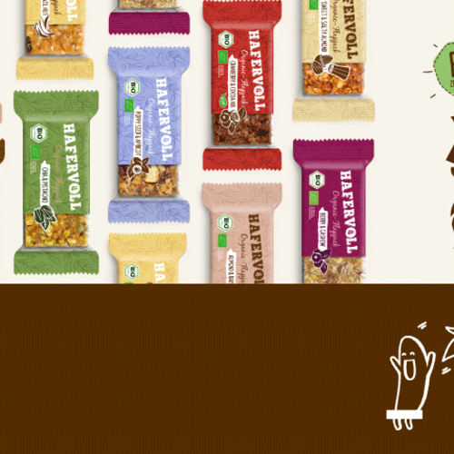18er Organic Flapjacks - Bio-zertifizierte Haferriegel