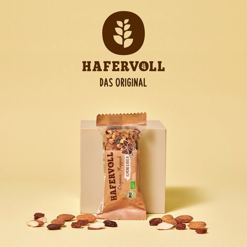HAFERVOLL 18er Box - Organic Flapjack Almond & Raisin