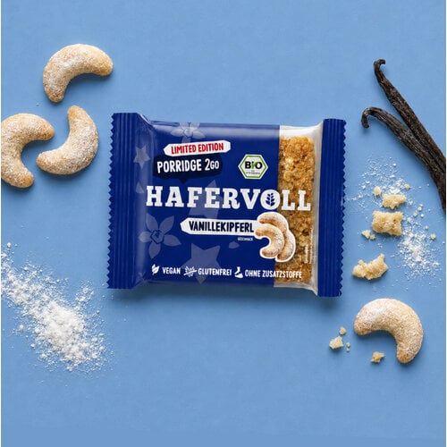 HAFERVOLL 13er Box - Porridge2go - Vanillekipferl