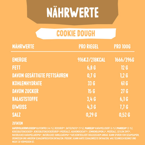 HAFERVOLL 13er Box - Porridge2go - Cookie Dough