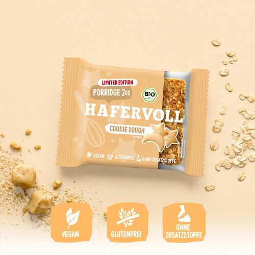 HAFERVOLL 13er Box - Porridge2go - Cookie Dough