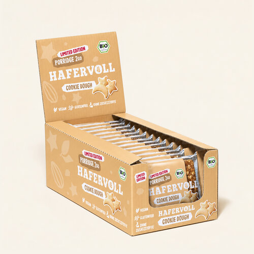 HAFERVOLL 13er Box - Porridge2go - Cookie Dough
