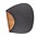 Lind DNA  set 4 x Placemat Curve double leer zwart bruin