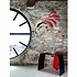 Flensted hanging art Flowing Rhytm Mobile  in rood zwart 30x45cm