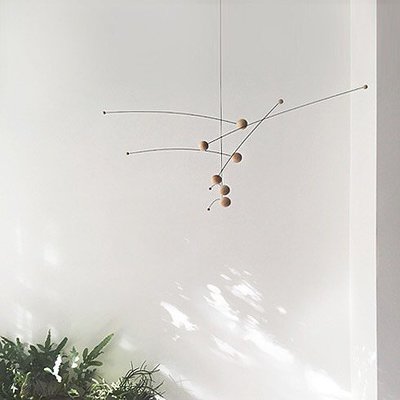 Flensted hanging art Futura naturel 35x75cm  - Made in Denmark