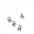 Flensted Mobiles Flying Chairs 55x40cm