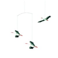 Flensted hanging art Lucky Storks