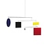 Flensted Mobiles Circle Square Guggenheim Mobile - handmade - 50x105cm