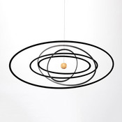 Flensted Mobiles Science Fiction Ellipse Horizontal 23x53cm - handmade