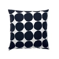 Marimekko Pienet Kivet kussenhoes zwart wit