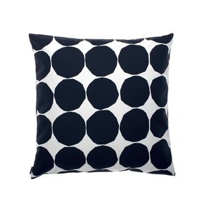 Marimekko Pienet Kivet kussenhoes zwart wit