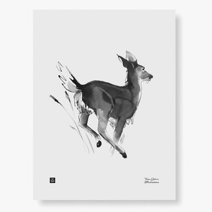  Teemu Järvi  poster White-tailed Deer 30x40cm