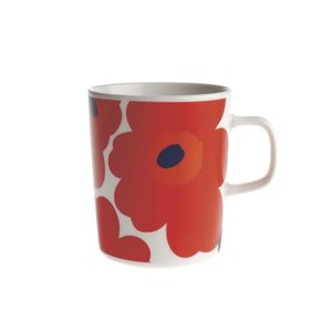 Marimekko Unikko mok 2,5dl rood wit