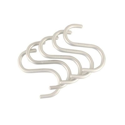 NOMESS Copenhagen S-Hook set Alu H10,5cm - 5pcs - Functioneel Deens design