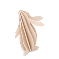 LOVI 3D kaart Rabbit – naturel 9cm