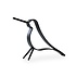 Cooee Design Woody Bird Large Zwart gebeitst eikenfineer