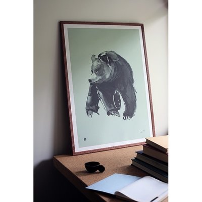 Teemu Järvi  Poster Gentle Bear 50x70cm mint FSC paper