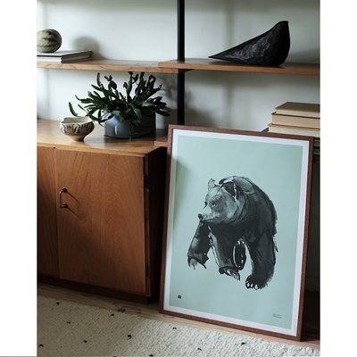 Teemu Järvi  Poster Gentle Bear 50x70cm mint FSC paper