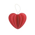 LOVI Hart hanger rood H6,8cm