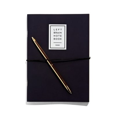 NOMESS Copenhagen Left-Right Notebook blauw A5 - Deens design