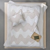 Marimekko Dekbedset Lokki beige offwhite 240x220cm + 2 slopen