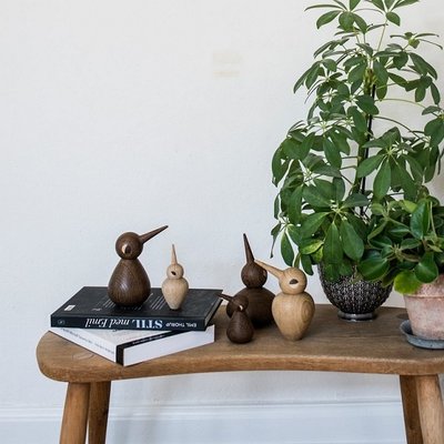 Architectmade Bird large smoked H12cm - handmade in Denmark