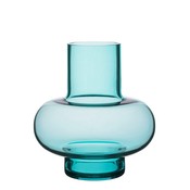 Marimekko Vaas Umpo Aqua H20cm - mond geblazen glas