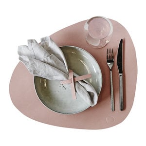 Lind DNA  Placemat Curve L Nupo Rose