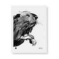  Teemu Järvi  Curious beaver poster 30x40cm