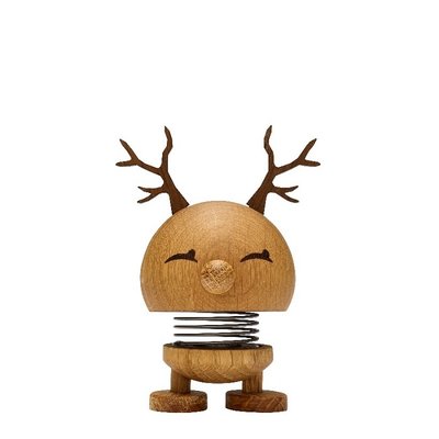 Hoptimist Reindeer Bimble Small H9cm Oak