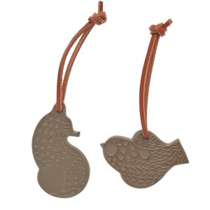 Marimekko Fox & Bird hanger set terra