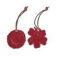 Marimekko Hang Ornamenten set  rood