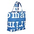 Marimekko Logo tas Ahkera blauw - duurzaam recycle canvas