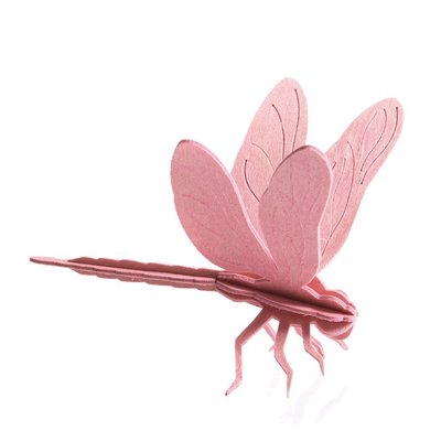 LOVI Dragonfly – Libelle roze 10cm - duurzaam Fins design