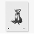 Teemu Järvi  Fox art print 50x70cm - Fins design