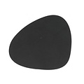 Lind DNA  Leren Placemat Curve Nupo Zwart set van 2