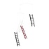 Flensted hanging art 7 Stappen  - 4 Ladders - handmade Danish design