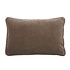 Bungalow DK Kussen velvet Clay 33x50cm incl. vulling  - fluweel katoen met knopen