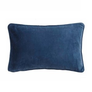 Bungalow DK Kussen velvet China Blue  incl vulling 33x50cm