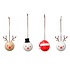 Hoptimist Snowman x-mas hangers set-2pcs Ø6cm