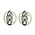 Lind DNA  2x  leren Star hanger zilver brons 2 pcs