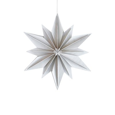 LOVI Houten Decor Star wit 24cm - made in Finland