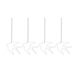 Cooee Design Deco  Swallow Bird wit set 4pcs