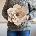 LOVI Decor Flower natural wood Ø34cm