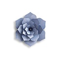 LOVI Decor Flower Flax Blue Ø15cm