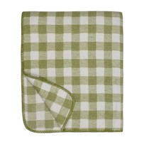 Lina Johansson Plaid Gingham groen katoen 140x180cm