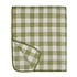 Lina Johansson cozy plaid Gingham groen - offwhite katoen 140x180cm