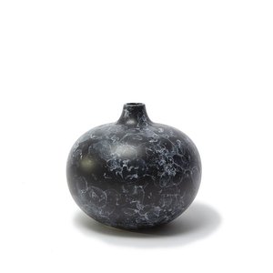 Lindform Bari vaas XL Marble black H14cm