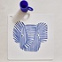 OYOY Placemat Erik Elephant blauw 38x38cm - 100% siliconen