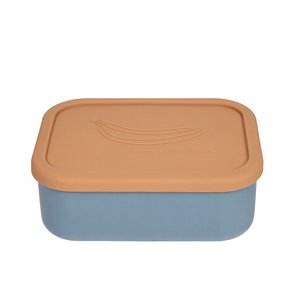 OYOY Living Design Lunch Box Yummie blauw 19.5x15cm